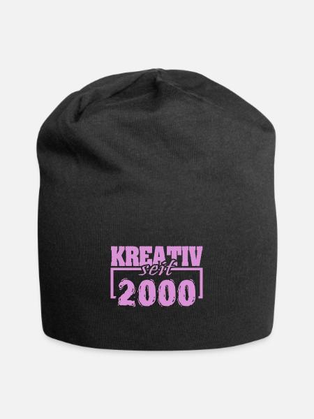 2000 2000 - Jersey-Beanie - Schwarz