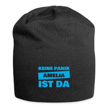 Vorname Amelia - Jersey-Beanie - Schwarz - Vorne