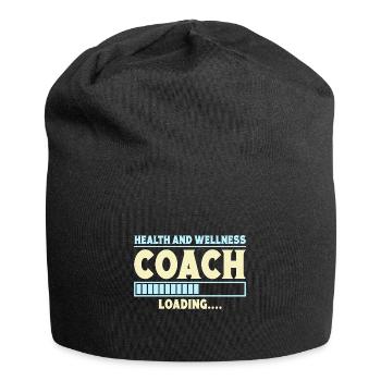 Fitness Motivation Bodybuilder Health Coach Gym - Jersey-Beanie - Schwarz - Vorne