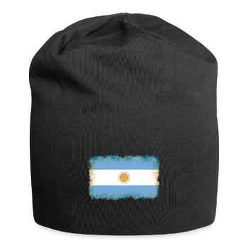 Argentinien - Jersey-Beanie - Schwarz - Vorne