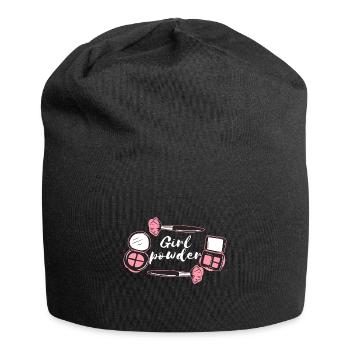 Fille maquillage - Bonnet en jersey - noir - Devant