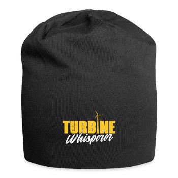 Wind Turbine – Global Warming Wind Generator - Jersey-Beanie - Schwarz - Vorne