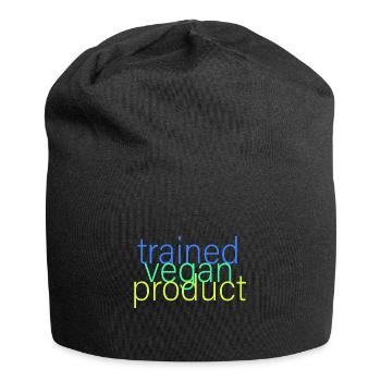 produit végétalien formé - Bonnet en jersey - noir - Devant