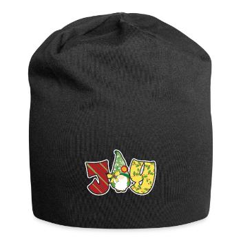 Noël Noël Gnomies - Bonnet en jersey - noir - Devant