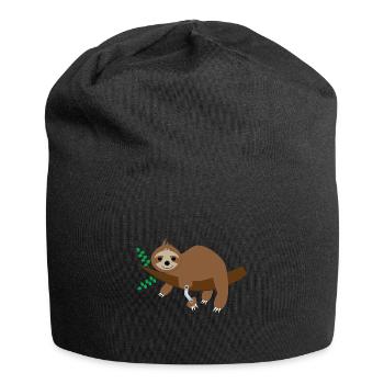 Beinprothesendesign und Beinprothesen - Jersey-Beanie - Schwarz - Vorne