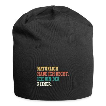 Reiner Lustiger Spruch Vorname Name Reiner - Jersey-Beanie - Schwarz - Vorne