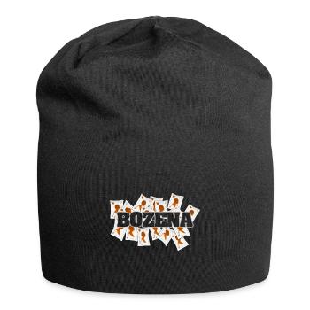 Bozena als Vegas - Jersey-Beanie - Schwarz - Vorne