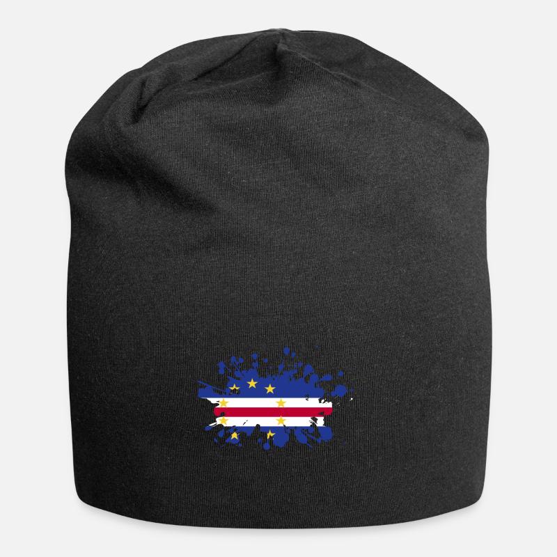 Drapeau du Cap-Vert Drapeau du Cap-Vert - Bonnet en jersey - noir