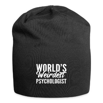 Lustige Psychologie Psychotherapeut - Jersey-Beanie - Schwarz - Vorne