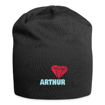 Edel Arthur - Jersey-Beanie - Schwarz - Vorne