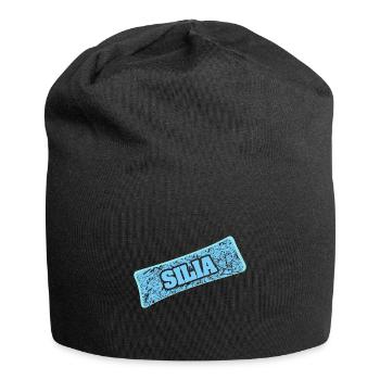 Nom : Silia - Bonnet en jersey - noir - Devant