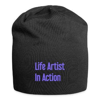 Artists of life in action - Jersey Beanie - black - Front