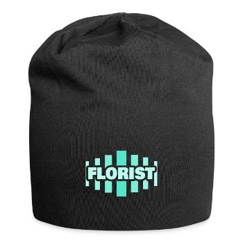 Florist als Beruf - Jersey-Beanie - Schwarz - Vorne