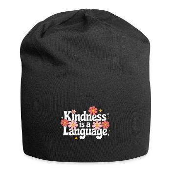 Altruisme Don désintéressé Donner d’école - Bonnet en jersey - noir - Devant