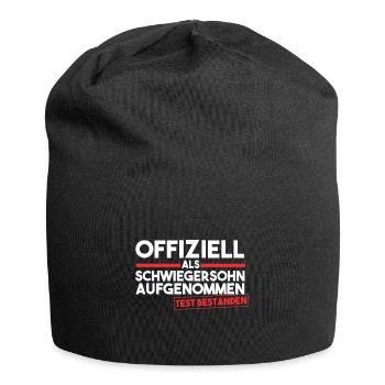 Schwiegersohn - Jersey-Beanie - Schwarz - Vorne
