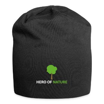 Held der Natur - Jersey-Beanie - Schwarz - Vorne