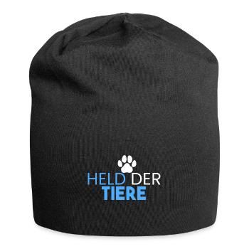 Held der Tiere - Jersey-Beanie - Schwarz - Vorne