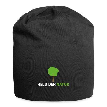 Held der Natur - Jersey-Beanie - Schwarz - Vorne
