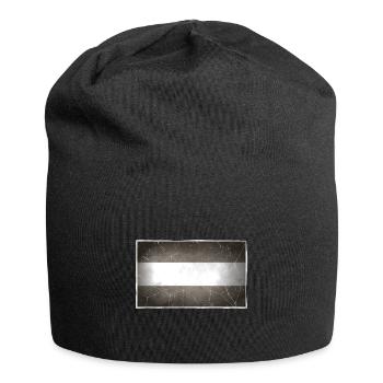 Luxemburg - Jersey-Beanie - Schwarz - Vorne
