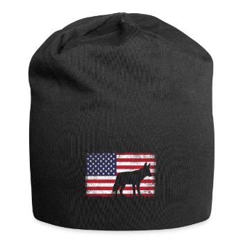 Conception de chasseur de coyote pour la chasse au coyote - Bonnet en jersey - noir - Devant