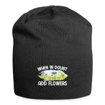 Landschaftsgärtner Hobbygärtner Gärtner - Jersey-Beanie - Schwarz - Vorne