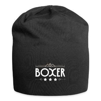 Boxer Boxen Sport - Jersey-Beanie - Schwarz - Vorne