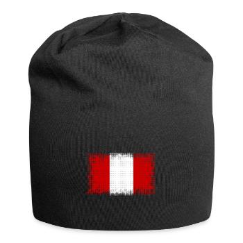 Peru - Jersey-Beanie - Schwarz - Vorne