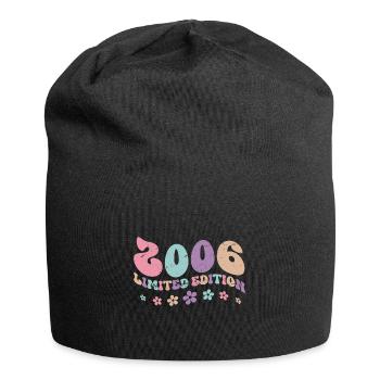 18th Birthday 2006 Year of Birth - Jersey Beanie - black - Front