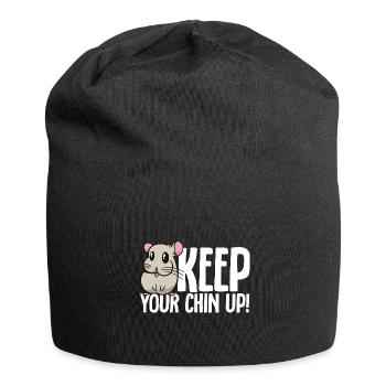 Chinchilla - Jersey-Beanie - Schwarz - Vorne