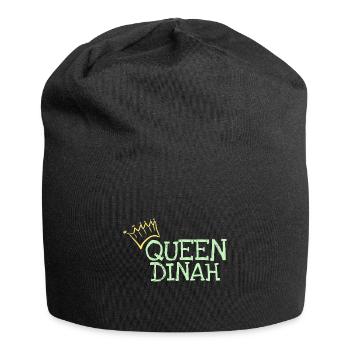 Vorname Dinah - Jersey-Beanie - Schwarz - Vorne