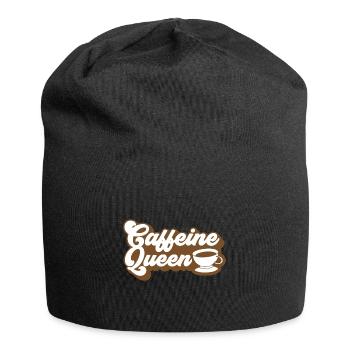 Coffee Coffee Junkie Coffee Beans Barista Cafe - Jersey Beanie - black - Front