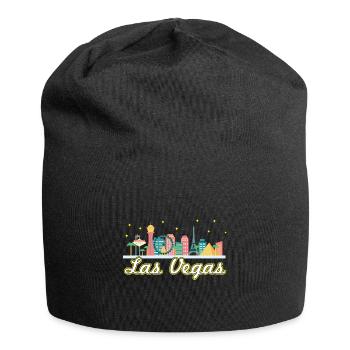 Las Vegas Strip - Jersey-Beanie - Schwarz - Vorne