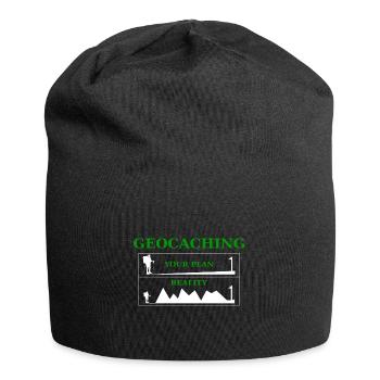 Géocaching - Bonnet en jersey - noir - Devant