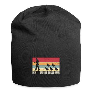 Ich Meine Follower Wachtel Wachteln Wachtelzüchter - Jersey-Beanie - Schwarz - Vorne