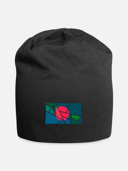 Bengladesh - Bonnet en jersey - noir