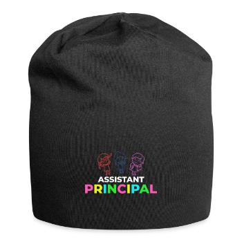 Chef d’établissement Directeur Directeur Directeur de la direction de l’école - Bonnet en jersey - noir - Devant