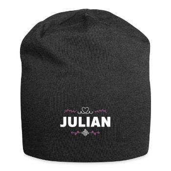 Julian - Jersey-Beanie - Anthrazit - Vorne