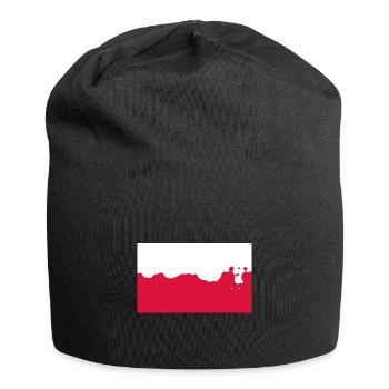 Pologne - Bonnet en jersey - noir - Devant