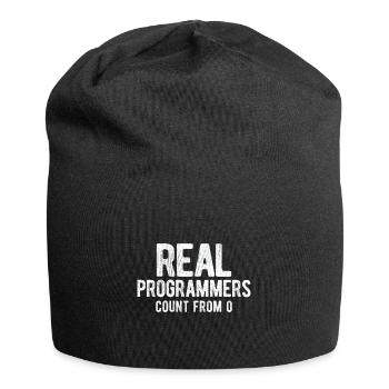 Software Ingenieur Informatiker Programmierer - Jersey-Beanie - Schwarz - Vorne