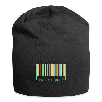 Strichcode bwl Student - Jersey-Beanie - Schwarz - Vorne