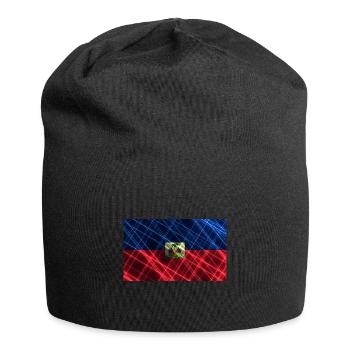 Land Haiti - Jersey-Beanie - Schwarz - Vorne