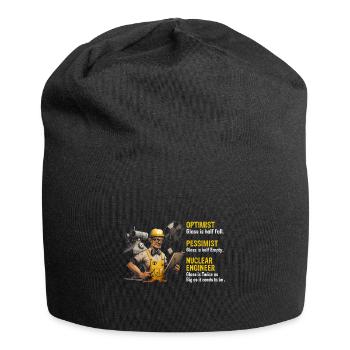 Erneuerbare Nukleare Spruch für Nukleartechnik - Jersey-Beanie - Schwarz - Vorne
