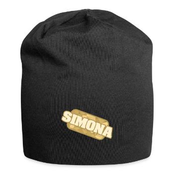 Gesundheit Simona - Jersey-Beanie - Schwarz - Vorne