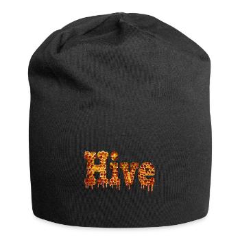Bienenstock Bienenhaltung Honig Hive - Jersey-Beanie - Schwarz - Vorne