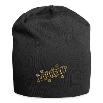 Prénom Laureen - Bonnet en jersey - noir - Devant