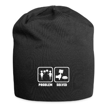 Auctioneer Job Problem Solve - Jersey Beanie - black - Front