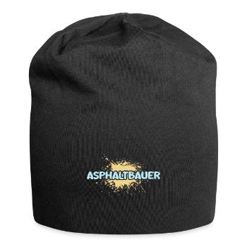 Asphalt builder as a job - Jersey Beanie - black - Front