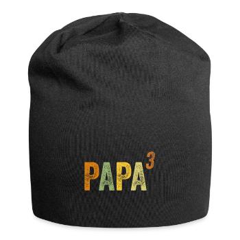Dad High Three - 3 Kids Triples Father's Day - Jersey Beanie - black - Front