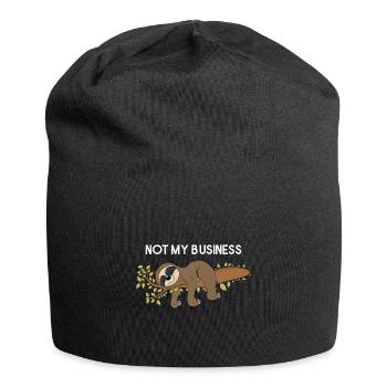 Paresseux Not My Business Paresseux Paresseux - Bonnet en jersey - noir - Devant