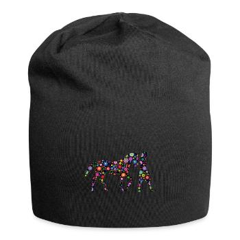 Horse Walk Girl Horse Walking - Jersey-Beanie - Schwarz - Vorne